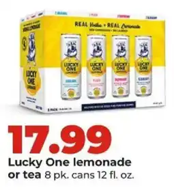 Hy-Vee Lucky One lemonade or tea offer