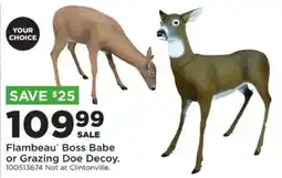Mills Fleet Farm Flambeau Boss Babe or Grazing Doe Decoy offer