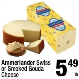 Super King Markets Ammerlander Swiss or Smoked Gouda Cheese offer