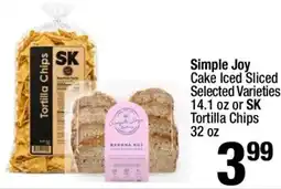 Super King Markets Simple Joy cake iced sliced offer