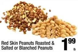 Super King Markets Red Skin Peanuts Roasted & Salted or Blanched Peanuts offer