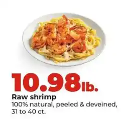 Hy-Vee Raw shrimp offer