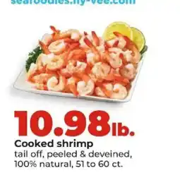 Hy-Vee Cooked shrimp offer