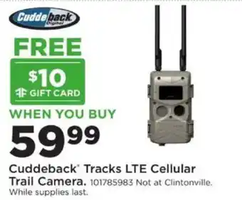 Cuddeback Tracks LTE Cellular Trail Camera