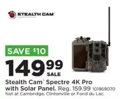 Mills Fleet Farm Stealth Cam Spectre 4K Pro with Solar Panel offer