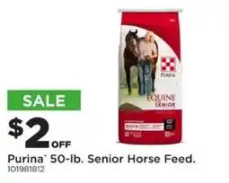 Mills Fleet Farm Purina Senior Horse Feed offer