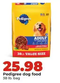 Hy-Vee Pedigree dog food offer