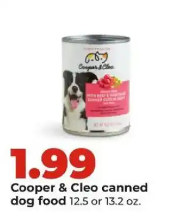 Hy-Vee Cooper & Cleo canned dog food offer