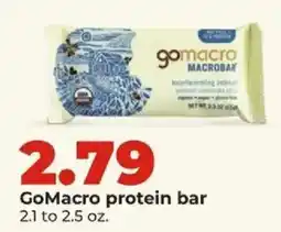 Hy-Vee GoMacro protein bar offer