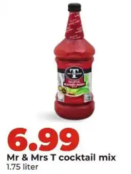 Hy-Vee Mr & Mrs T cocktail mix offer