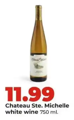 Hy-Vee Chateau Ste. Michelle white wine offer