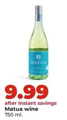 Hy-Vee Matua wine offer