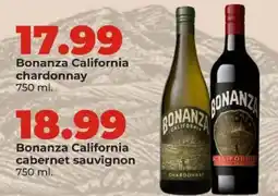 Hy-Vee Bonanza california chardonnay offer