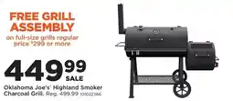 Mills Fleet Farm Oklahoma Joe's Highland Smoker Charcoal Grill offer