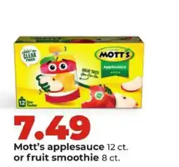 Hy-Vee Mott's applesauce offer