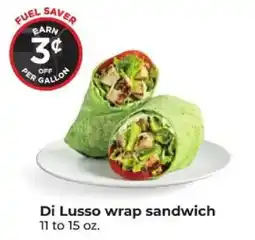 Hy-Vee Di Lusso wrap sandwich offer