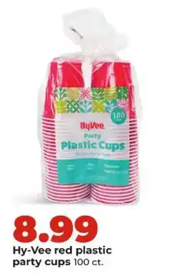 Hy-Vee Hy-Vee red plastic party cups offer