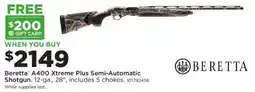 Mills Fleet Farm Beretta A400 Xtreme Plus Semi-Automatic Shotgun offer