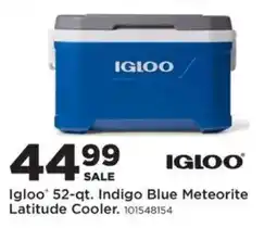 Mills Fleet Farm Igloo 52-qt. Indigo Blue Meteorite Latitude Cooler offer