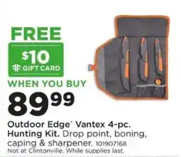 Mills Fleet Farm Outdoor Edge Vantex 4-pc. Hunting Kit offer