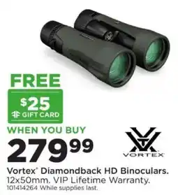 Mills Fleet Farm Vortex Diamondback HD Binoculars offer