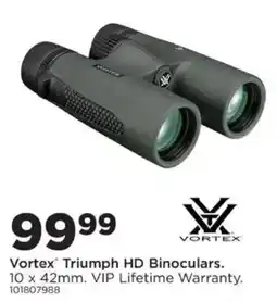 Mills Fleet Farm Vortex Triumph HD Binoculars offer