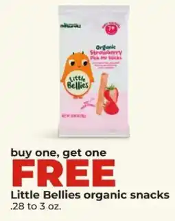 Hy-Vee Little Bellies organic snacks offer
