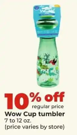 Hy-Vee Wow Cup tumbler offer