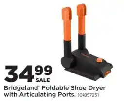Mills Fleet Farm Bridgeland foldable shoe dryer with articulating ports offer
