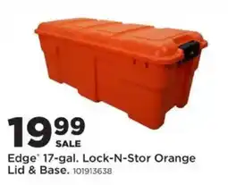 Mills Fleet Farm Edge 17-gal. Lock-N-Stor Orange Lid & Base offer