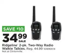 Mills Fleet Farm Ridgeline 2-pk. Two-Way Radio Walkie Talkies offer