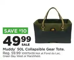 Mills Fleet Farm Muddy 50L Collapsible Gear Tote offer
