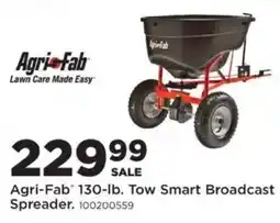 Mills Fleet Farm Agri-Fab 130-lb. Tow Smart Broadcast Spreader offer