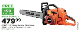 Mills Fleet Farm Echo 20" Rear Handle Chainsaw offer