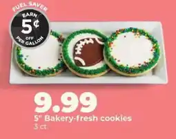 Hy-Vee 5" Bakery-fresh cookies offer