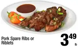 Super King Markets Pork Spare Ribs or Riblets offer