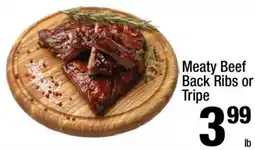 Super King Markets Meaty Beef Back Ribs or Tripe offer