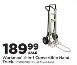 Mills Fleet Farm Workmax 4-in-1 Convertible Hand Truck offer