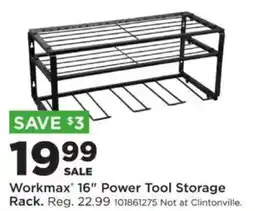 Mills Fleet Farm Workmax 16" Power Tool Storage Rack offer