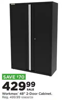 Mills Fleet Farm Workmax 48" 2-Door Cabinet offer