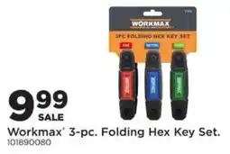 Mills Fleet Farm Workmax 3-pc. Folding Hex Key Set offer