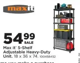 Mills Fleet Farm Max it 5-Shelf Adjustable Heavy-Duty Unit offer