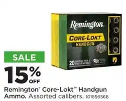 Mills Fleet Farm Remington Core-Lokt Handgun Ammo offer