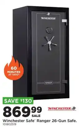 Mills Fleet Farm Winchester Safe Ranger 26-Gun Safe offer