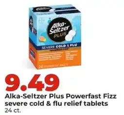 Hy-Vee Alka-Seltzer Plus Powerfast Fizz offer