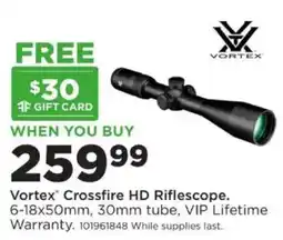Mills Fleet Farm Vortex Crossfire HD Riflescope offer