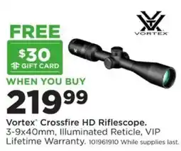 Mills Fleet Farm Vortex Crossfire HD Riflescope offer