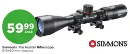 Mills Fleet Farm Simmons Pro Hunter Riflescope offer