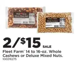Mills Fleet Farm Fleet Farm whole cashews or deluxe mixed nuts offer