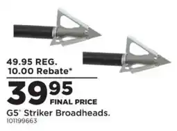 Mills Fleet Farm G5 Striker Broadheads offer
